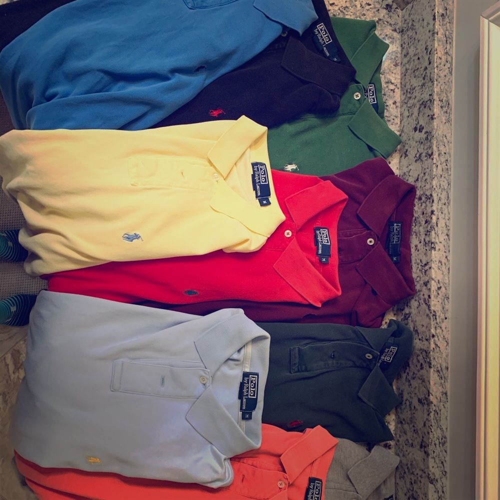 Bundle of 10 Polo shirts